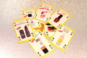 Cartes des produits de maquillage présents dans les Biotyfull Box