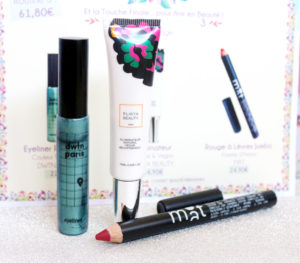 Routine maquillage dans le coffret printanier Biotyfull Box