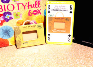 Poudre teint de soleil Couleur Caramel dans la Biotyfull Box de juillet 2018