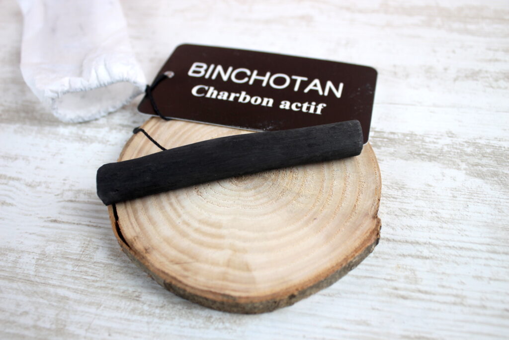 Charbon végétal Binchotan bio de la marque Bijin